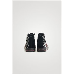 Zapatilla alta lentejuelas