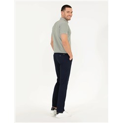Lacivert Regular Fit Kanvas Pantolon