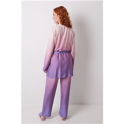 Set pijama largo satén degradado