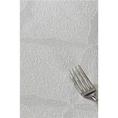 Chloé Masa Örtüsü - Açık Gri - 160x230 cm