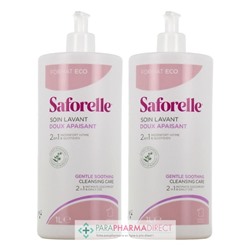 Saforelle Soin Lavant Doux 2x1LLot  × 2