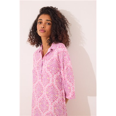 Camisola viscosa estampado boho