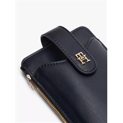 Monogram Logo Compact Phone Wallet