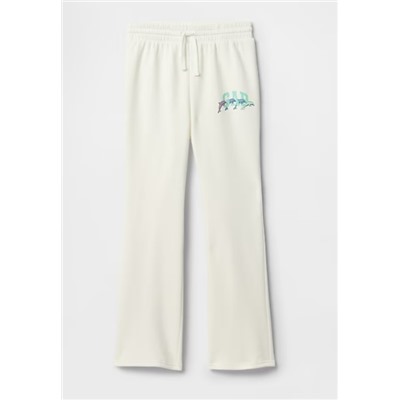 Kids Relaxed Gap Logo Bootcut Sweatpants
