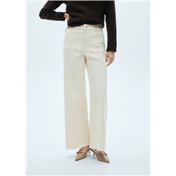 Jeans culotte tiro medio