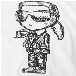 Женская хлопковая футболка KARL LAGERFEL*D ОРИГИНАЛ!