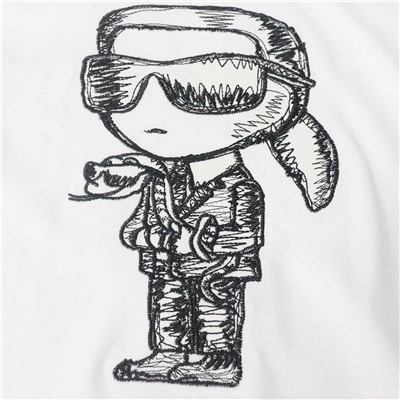 Женская хлопковая футболка KARL LAGERFEL*D ОРИГИНАЛ!