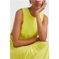 Vestido cut-out amarillo