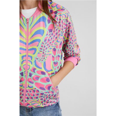 Chaqueta sudadera serpiente