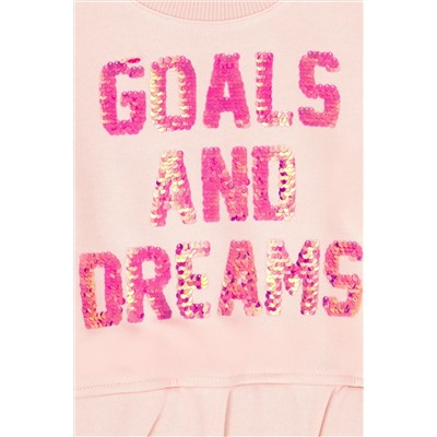 Kız Çocuk Toz Pembe Sweatshirt