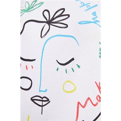 Camiseta ilustración cara