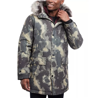MICHAEL MICHAEL KORS Michael Kors Men's Hooded Bib Snorkel Parka, Created for Macy's