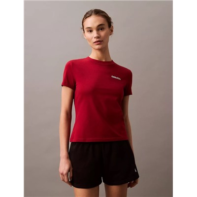Foil Logo Graphic Slim T-Shirt