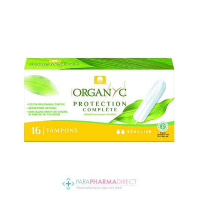 Organyc Tampons Digital Régulier x16