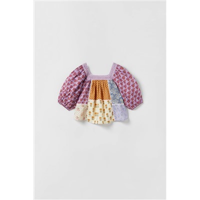 CROCHET PATCHWORK BLOUSE