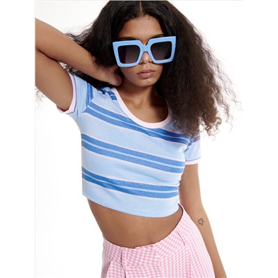 Gestreiftes Crop Top