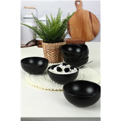 Keramika Mat Siyah Delta Kase 14 Cm 6 Adet 956 X0001341800000000000000000