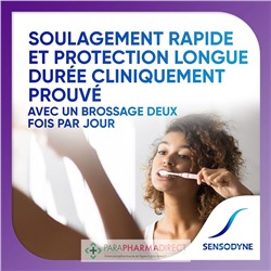 Sensodyne Rapide Action & Protection Longue Durée - Dentifrice - LOT de 2x75mlLot  × 2