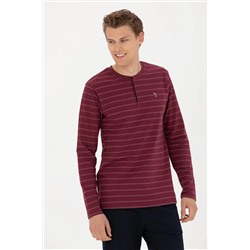 Erkek Bordo Pijama Takımı