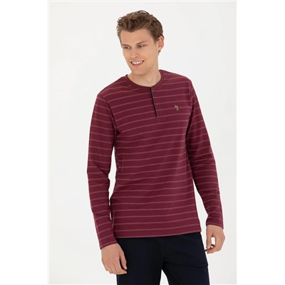 Erkek Bordo Pijama Takımı