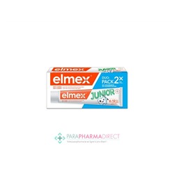 Elmex Anti-Caries Dentifrice Junior 6 à 12 ans 2x75mlLot  × 2