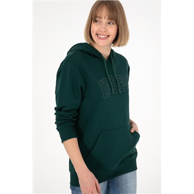 Erkek Koyu Yeşil Basic Sweatshirt