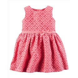 Geometric Lace Dress