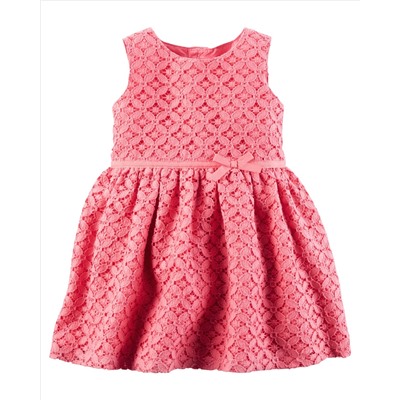 Geometric Lace Dress