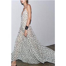 POLKA DOT MAXI DRESS