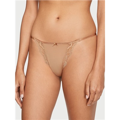 Smooth & Lace Mini String Bikini Panty
