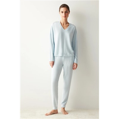 Penti Lily Pantolon Pijama Takımı PNJ4ISFB23SK-BE20