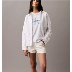 Monogram Logo Boxy Crewneck T-Shirt