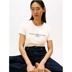 Embroidered Tommy Logo T-Shirt