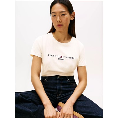 Embroidered Tommy Logo T-Shirt