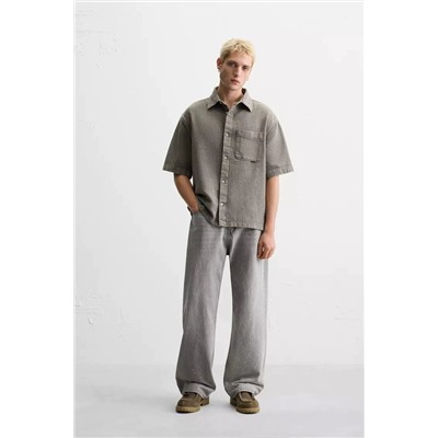 Мужская свободная рубашка casual   ZAR*A