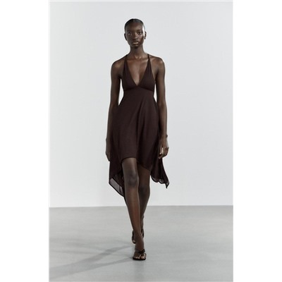 Платье с ассиметричным подолом ZARA   Экспорт   ZAR*A ОРИГИНАЛ!