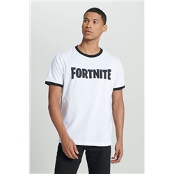 Lee, Regular Fit Normal Kesim %100 Pamuk Bisiklet Yaka Beyaz Tişört