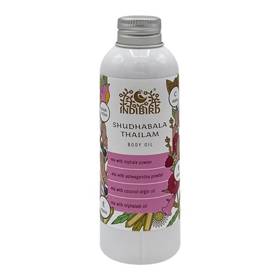 INDIBIRD ShudhavalaThailam massage oil Масло Шудхабала Тайлам 150 мл