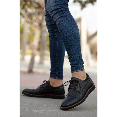 Daxtors D363 Siyah Erkek Günlük Klasik Casual Ayakkabı 22YDaD363100001
