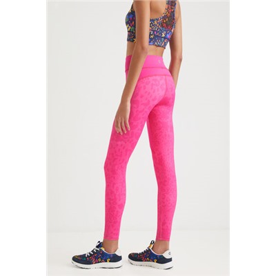 Legging slim leopardo