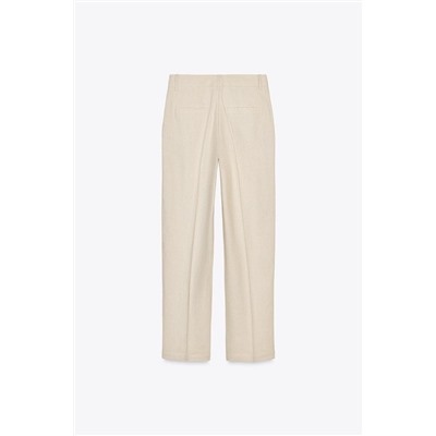 PANTALÓN RECTO CON LINO