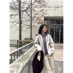 Женское пальто из смеси шерсти и лиоцелла  CO*S