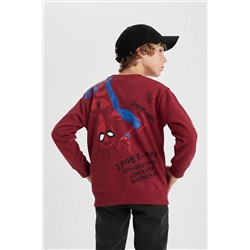 Defacto Erkek Çocuk Marvel Spiderman Bisiklet Yaka Kalın Sweatshirt B2708A823WN