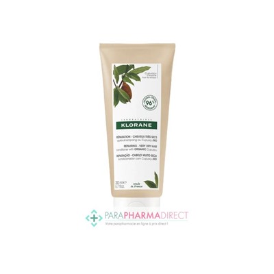 Klorane Beurre de Cupuaçu BIO Après-Shampooing Réparation - Cheveux Très Secs 200ml