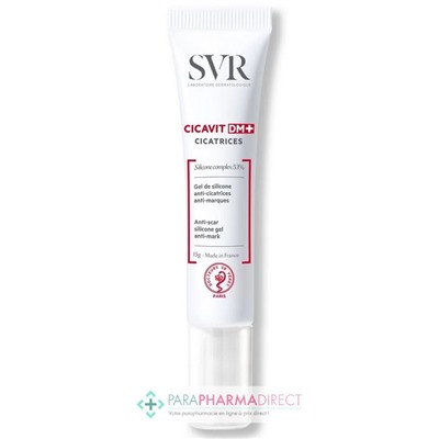 SVR CICAVIT DM+ CICATRICES - Gel de Silicone, Anti-Cicatrices, Anti-Marques 15 g