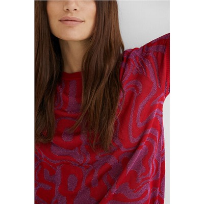 Camiseta punto jacquard