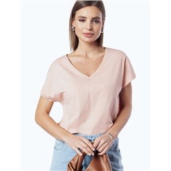 Футболка из фактурного полотна из 100% хлопка