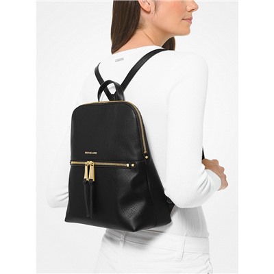 MICHAEL MICHAEL KORS Rhea Medium Pebbled Slim Backpack