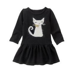 Cat Sweater Dress