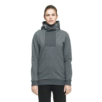 OUT HOODIE NEP DARK GREY